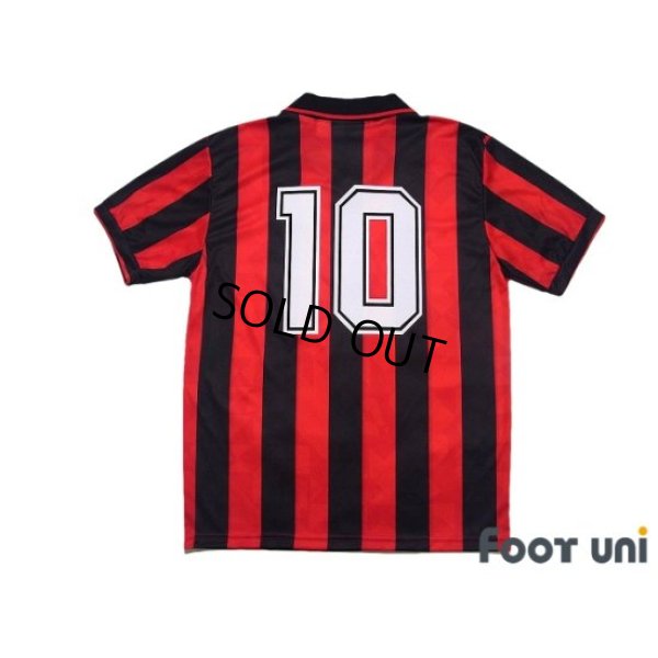 Photo2: AC Milan 1993-1994 Home Shirt #10 Scudetto Patch/Badge