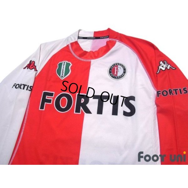 Photo3: Feyenoord 2004-2005 Home Long Sleeve Shirt