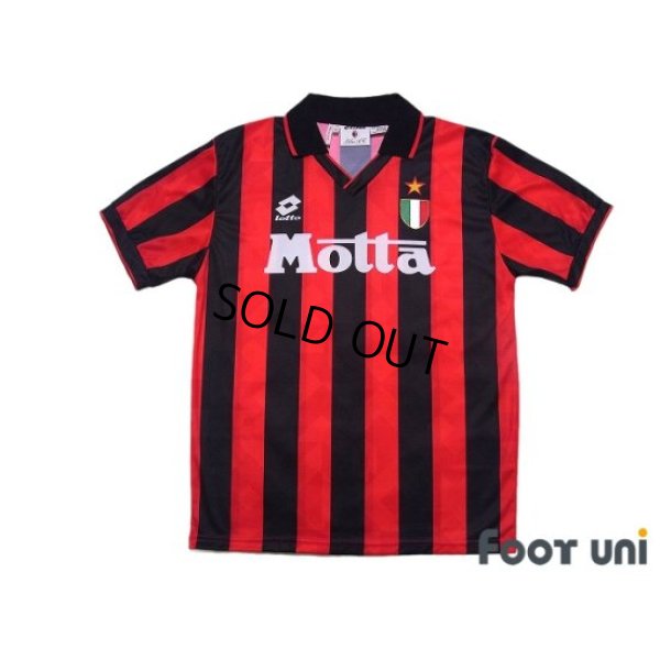 Photo1: AC Milan 1993-1994 Home Shirt #10 Scudetto Patch/Badge