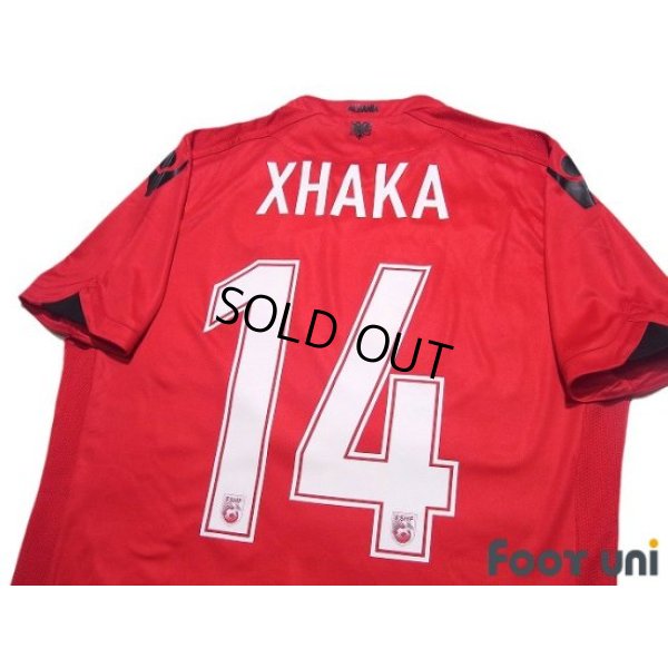 Photo4: Albania Euro2016 Home Shirt #14 Taulant Xhaka