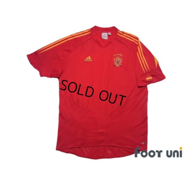 Photo1: Spain Euro 2004 Home Shirt