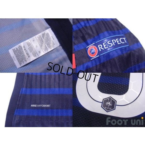 Photo8: France Euro 2020-2021 Home Authentic Shirt #6 Paul Pogba UEFA Euro 2020 Patch/Badge Respect Patch/Badge