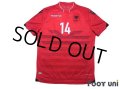 Albania Euro2016 Home Shirt #14 Taulant Xhaka