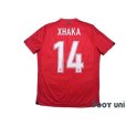 Photo2: Albania Euro2016 Home Shirt #14 Taulant Xhaka (2)