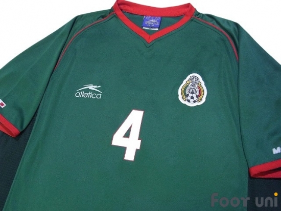 Mexico 2002 Home Shirt #4 Marquez 