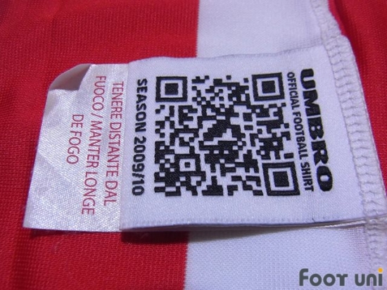 Athletic Bilbao 2009-2010 Home Shirt LFP Patch/Badge umbro La Liga ...