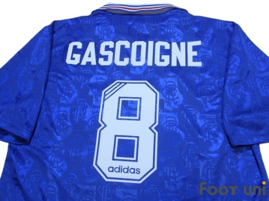 rangers gascoigne shirt