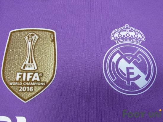 2017 Europe Patch badge Champion's League 11 maillot de foot Real Madrid 2016 