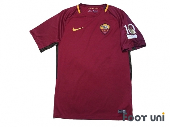 AS Roma 2017-2018 Home Shirt #10 Totti - Online Store From Footuni Japan