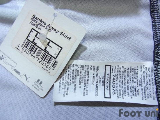 Santos Laguna 2011-2012 Away Shirt - Online Store From Footuni Japan