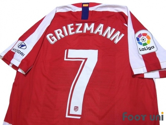 Xnixhu Griezmann #7 Atletico Madrid Home Mens 2018/2019 Socce Jersey