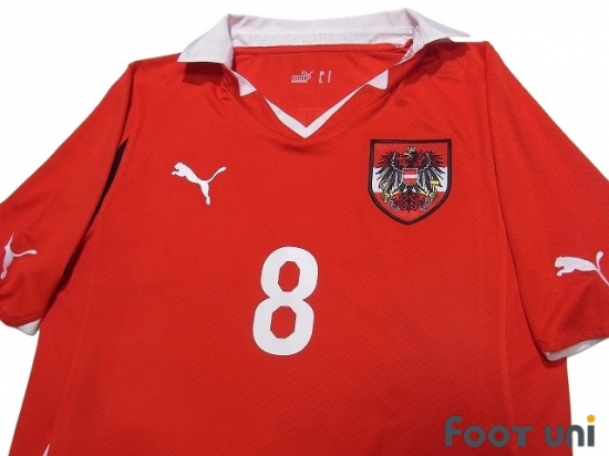 Austria 2010 Home Shirt #8 David Alaba - Online Store From Footuni Japan