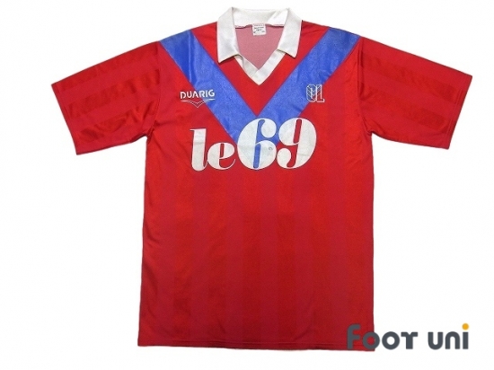 Olympique Lyonnais 1989-1990 Home Shirt - Online Store From Footuni Japan
