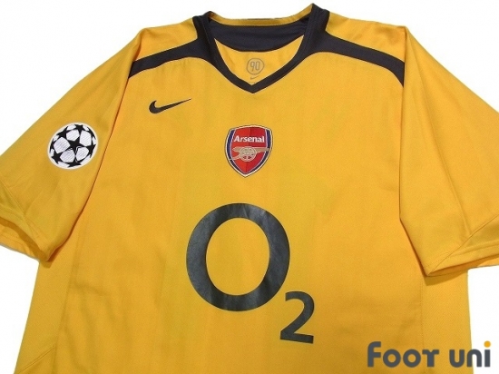 Arsenal Name Set 2005-06 Away Shirt ANY NAME/NUMBER Champions League Henry M L 