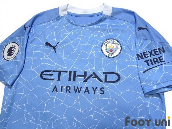 Manchester City 2020-2021 Home Shirt #10 Kun Aguero - Online Shop 