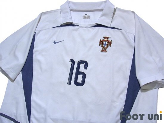 Portugal 2002 Away Shirt #16 Cristiano 