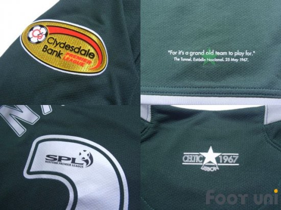 Celtic 2007-2008 Away Long Sleeve Shirt #25 Shunsuke Nakamura - Online ...