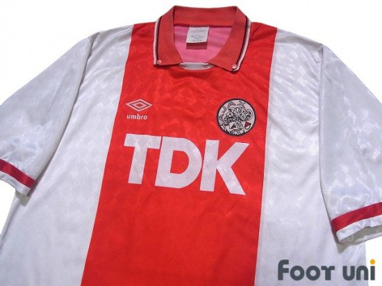 Ajax 1988-1990 Home Shirt - Online Shop Footuni