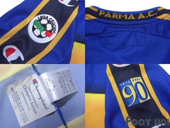 Parma 2002-2003 Home Shirt #10 Hidetoshi Nakata - Online Shop From ...