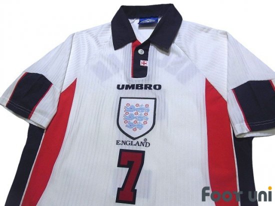 England 1998 Home Shirt #7 Beckham - Online Store From Footuni Japan