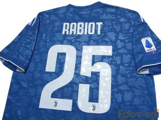 Adrien Rabiot Cartoncino Juventus Stagione 2019/20 