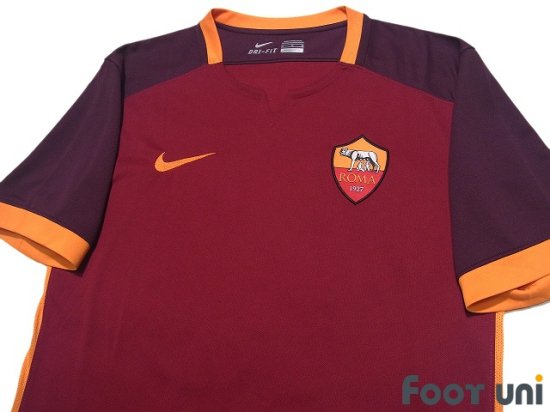 AS Roma 2015-2016 Home Shirt #10 Francesco Totti - Online Shop From ...