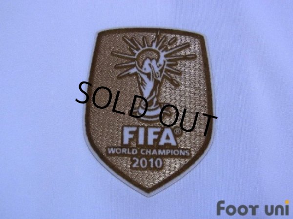 Photo7: Spain 2011 Away Shirt #10 Fabregas 2010 FIFA World Champions Patch w/tags (7)