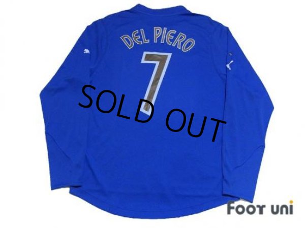 Photo2: Italy 2003 Home Long Sleeve Shirt #10 Del Piero (2)