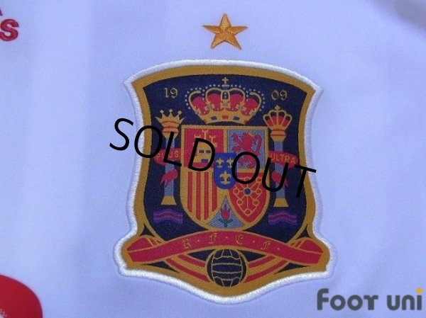 Photo6: Spain 2011 Away Shirt #10 Fabregas 2010 FIFA World Champions Patch w/tags (6)
