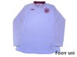 Photo1: England Euro 2012 Home Long Sleeve Shirt (1)