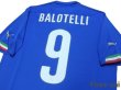 Photo4: Italy 2014 Home Shirt #9 Balotelli (4)