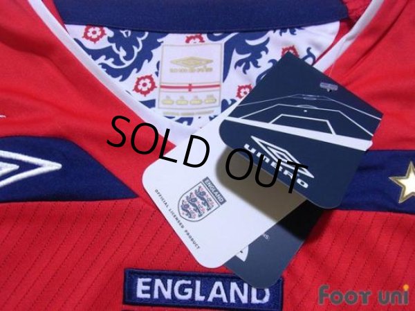 Photo4: England 2008 Away Shirt #9 Rooney w/tags (4)