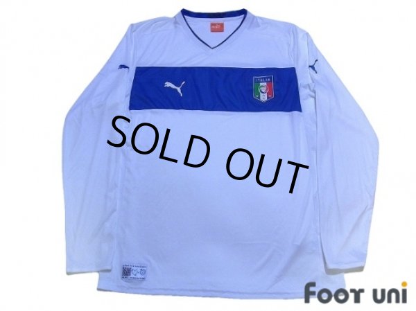 Photo1: Italy 2012 Away Long Sleeve Shirt (1)