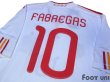 Photo4: Spain 2011 Away Shirt #10 Fabregas 2010 FIFA World Champions Patch w/tags (4)