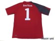 Photo2: Italy 2010 GK Shirt #1 Buffon South Africa FIFA World Cup Patch (2)