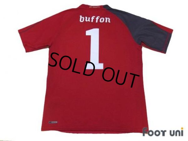 Photo2: Italy 2010 GK Shirt #1 Buffon South Africa FIFA World Cup Patch (2)