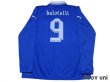 Photo2: Italy Euro 2012 Home Long Sleeve Shirt #9 Balotelli w/tags (2)