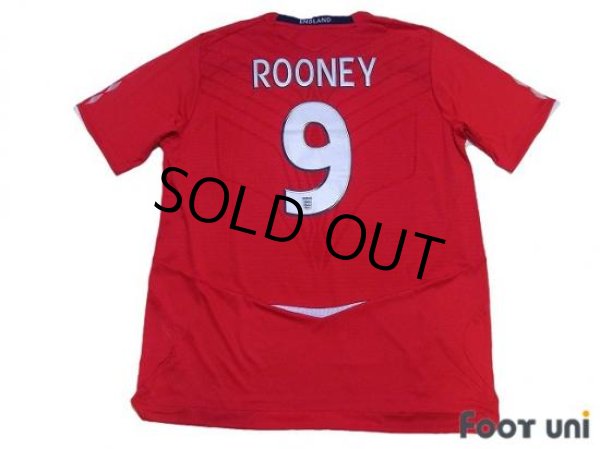 Photo2: England 2008 Away Shirt #9 Rooney w/tags (2)