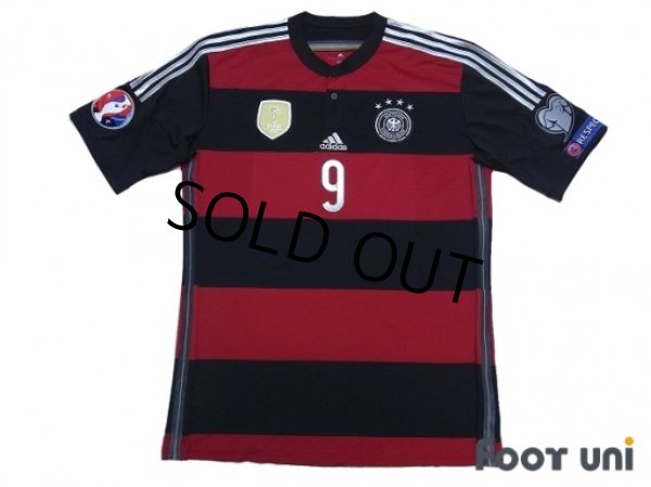 Photo1: Germany 2015 Away Shirt #9 Schurrle (1)