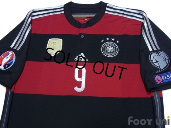 Photo3: Germany 2015 Away Shirt #9 Schurrle (3)