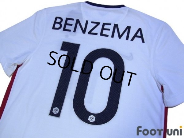 Photo4: France 2015 Away Shirt #10 Benzema w/tags (4)