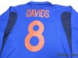 Photo4: Netherlands Euro 2000 Away Long Sleeve Shirt #8 Davids (4)