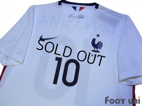 Photo3: France 2015 Away Shirt #10 Benzema w/tags (3)