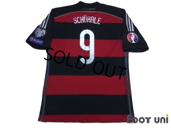 Photo2: Germany 2015 Away Shirt #9 Schurrle (2)