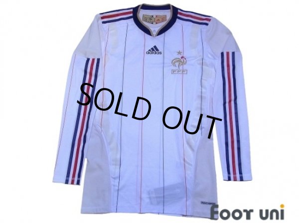 Photo1: France 2010 Away Techfit Long Sleeve Shirt w/tags (1)