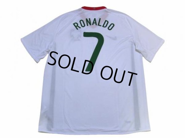 Photo2: Portugal Euro 2008 Away Shirt #7 Ronaldo (2)