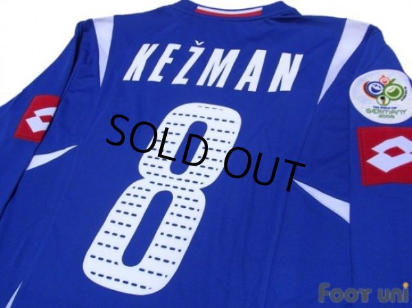 Photo4: Serbia Montenegro 2006 Home Authentic Long Sleeve Shirt #8 kezman w/tags (4)