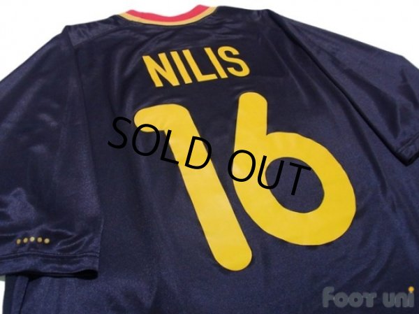 Photo3: Belgium 2000 Away Shirt #16 Nilis (3)