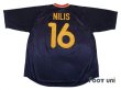 Photo2: Belgium 2000 Away Shirt #16 Nilis (2)
