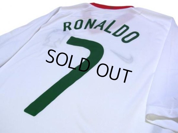 Photo4: Portugal Euro 2008 Away Shirt #7 Ronaldo (4)